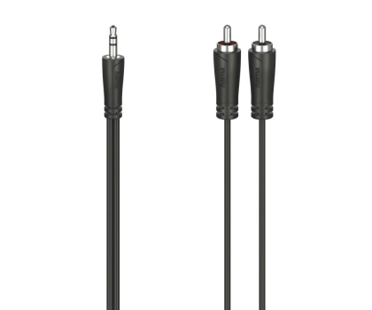 Kabel i złączka Hama JACK 3,5MM - 2XCINCH 3M